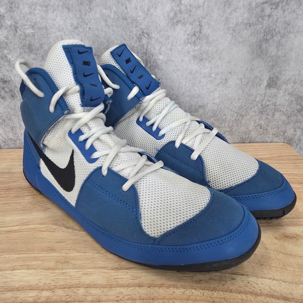 Nike Fury Wrestling Shoes Mens 10.5 Blue MMA Boxing Shoes Sneakers‎ AO2416-401 - Picture 2 of 12